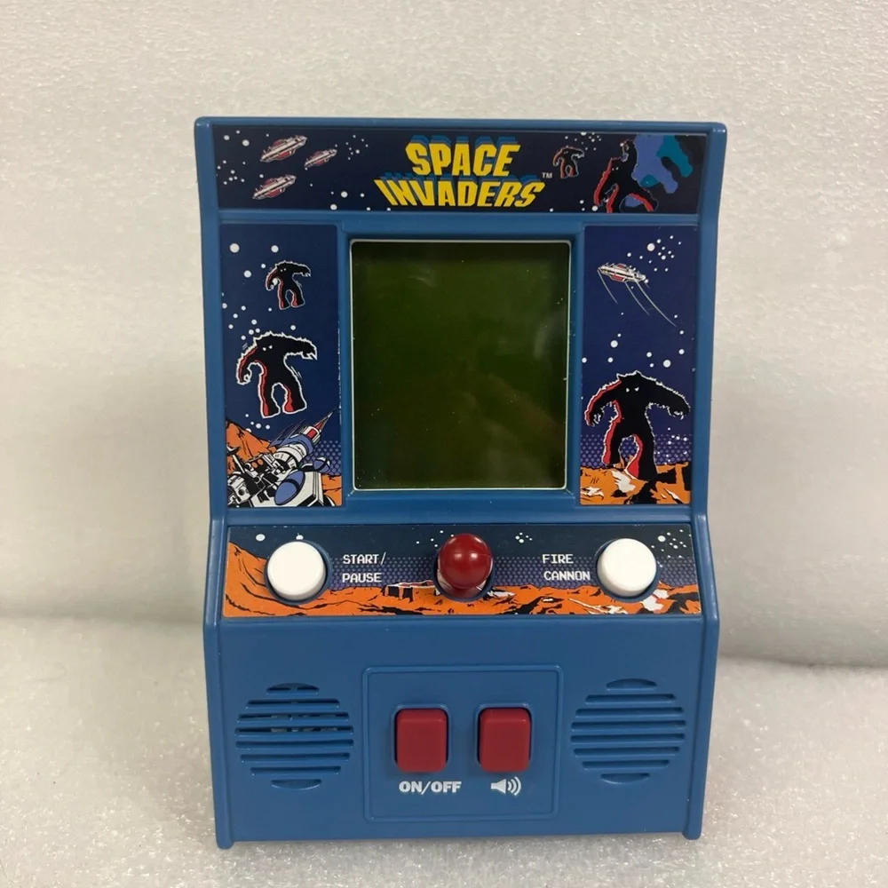 Space Invaders Handheld Console - Classic Blue